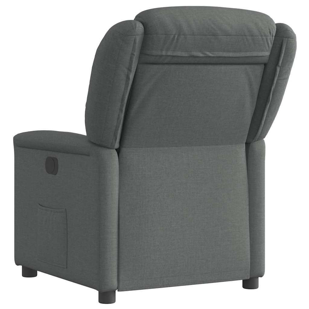 Fauteuil verstelbaar stof donkergrijs is nu te koop bij PeponiXL, paradijselijk wonen!