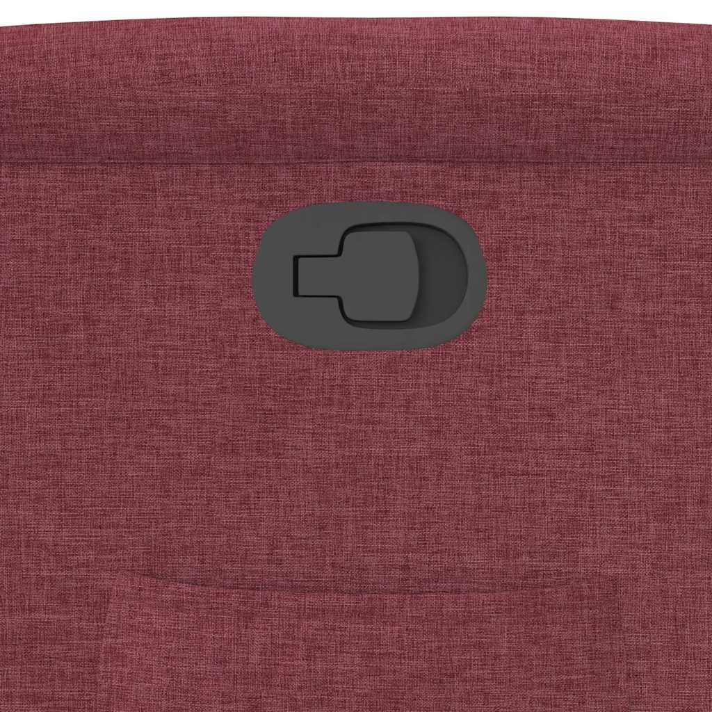 Fauteuil verstelbaar stof wijnrood is nu te koop bij PeponiXL, paradijselijk wonen!