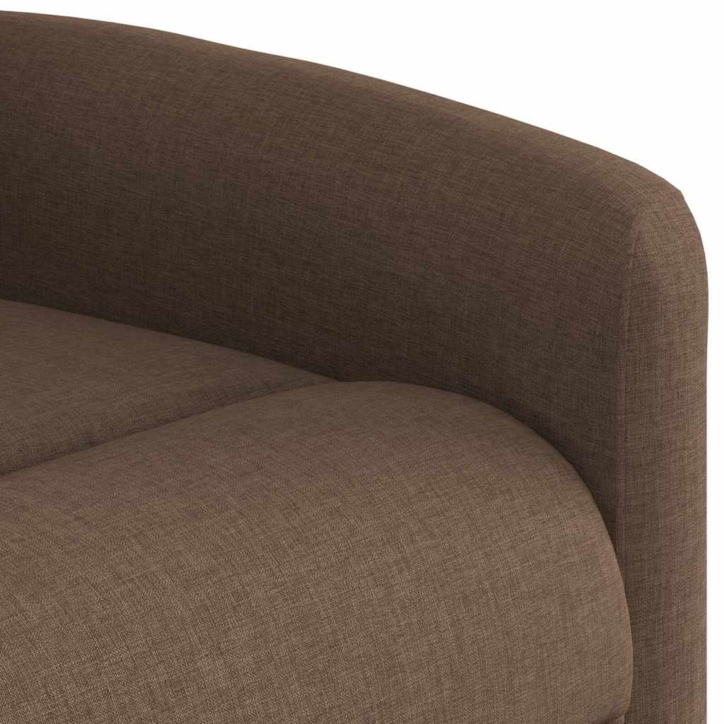 Fauteuil verstelbaar stof bruin is nu te koop bij PeponiXL, paradijselijk wonen!