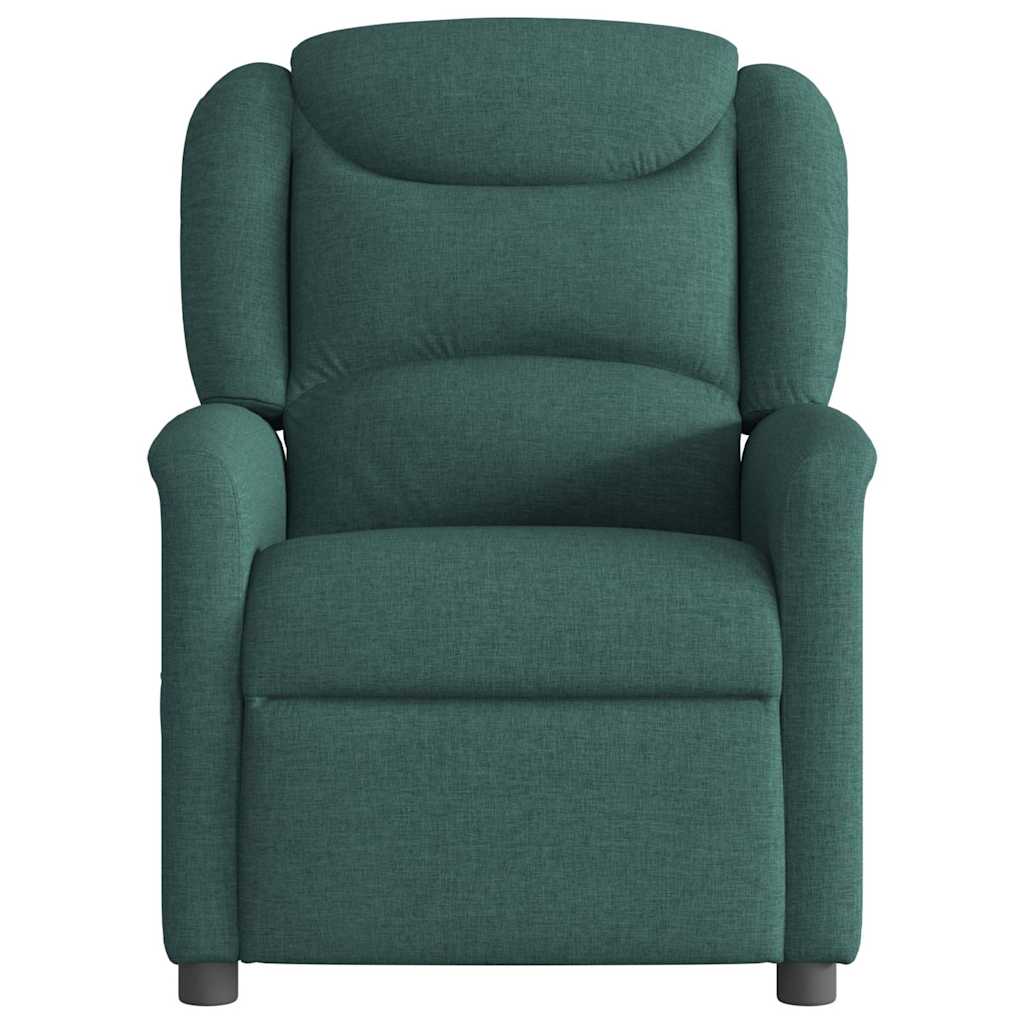 Fauteuil verstelbaar stof donkergroen is nu te koop bij PeponiXL, paradijselijk wonen!