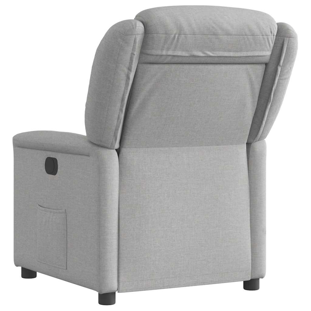Fauteuil verstelbaar stof wolk grijs is nu te koop bij PeponiXL, paradijselijk wonen!