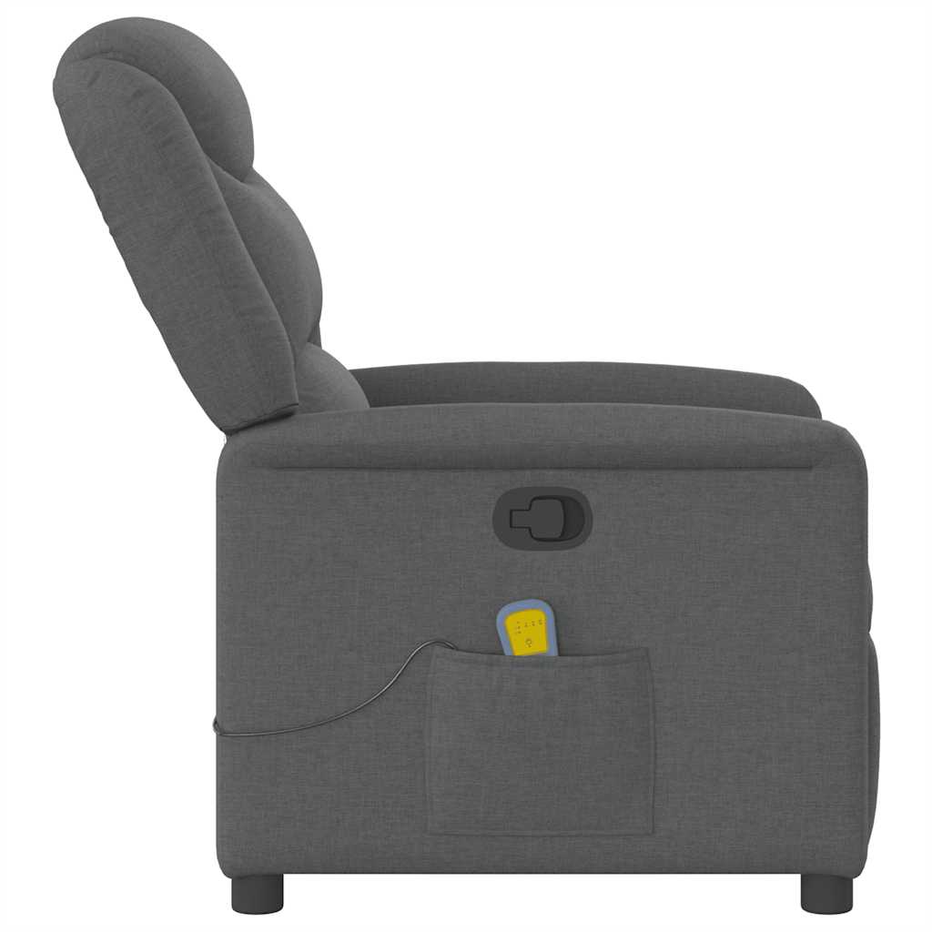 Massagestoel verstelbaar stof donkergrijs is nu te koop bij PeponiXL, paradijselijk wonen!