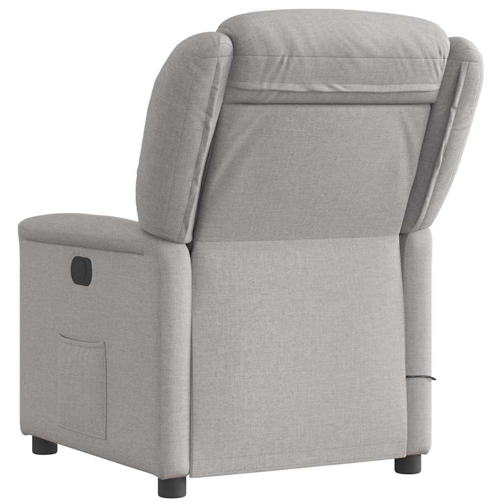 Massagestoel verstelbaar stof wolk grijs is nu te koop bij PeponiXL, paradijselijk wonen!