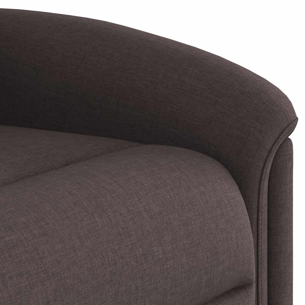 Fauteuil verstelbaar stof donkerbruin is nu te koop bij PeponiXL, paradijselijk wonen!