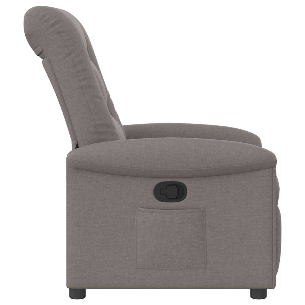 Fauteuil verstelbaar stof taupe is nu te koop bij PeponiXL, paradijselijk wonen!