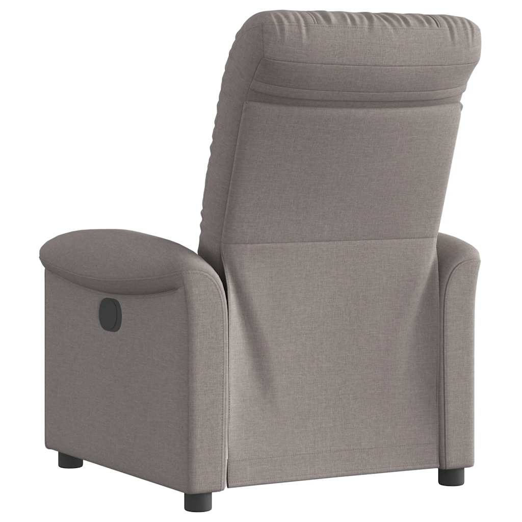 Fauteuil verstelbaar stof taupe is nu te koop bij PeponiXL, paradijselijk wonen!