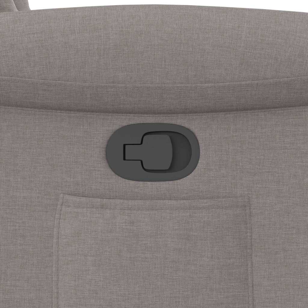 Fauteuil verstelbaar stof taupe is nu te koop bij PeponiXL, paradijselijk wonen!