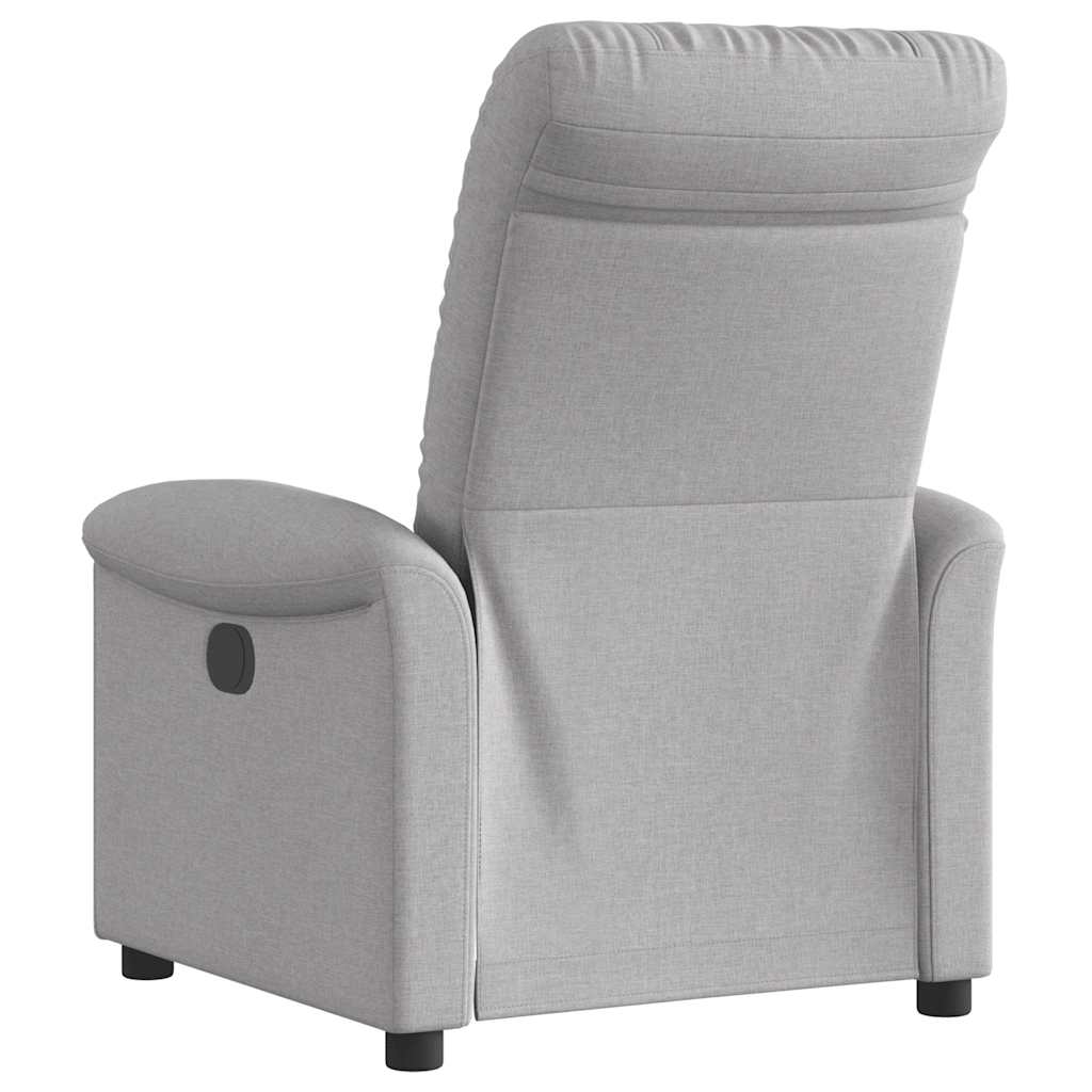 Fauteuil verstelbaar stof wolk grijs is nu te koop bij PeponiXL, paradijselijk wonen!