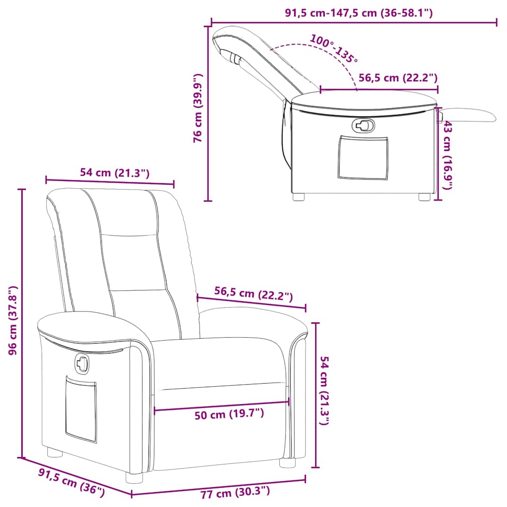 Fauteuil verstelbaar stof wolk grijs is nu te koop bij PeponiXL, paradijselijk wonen!
