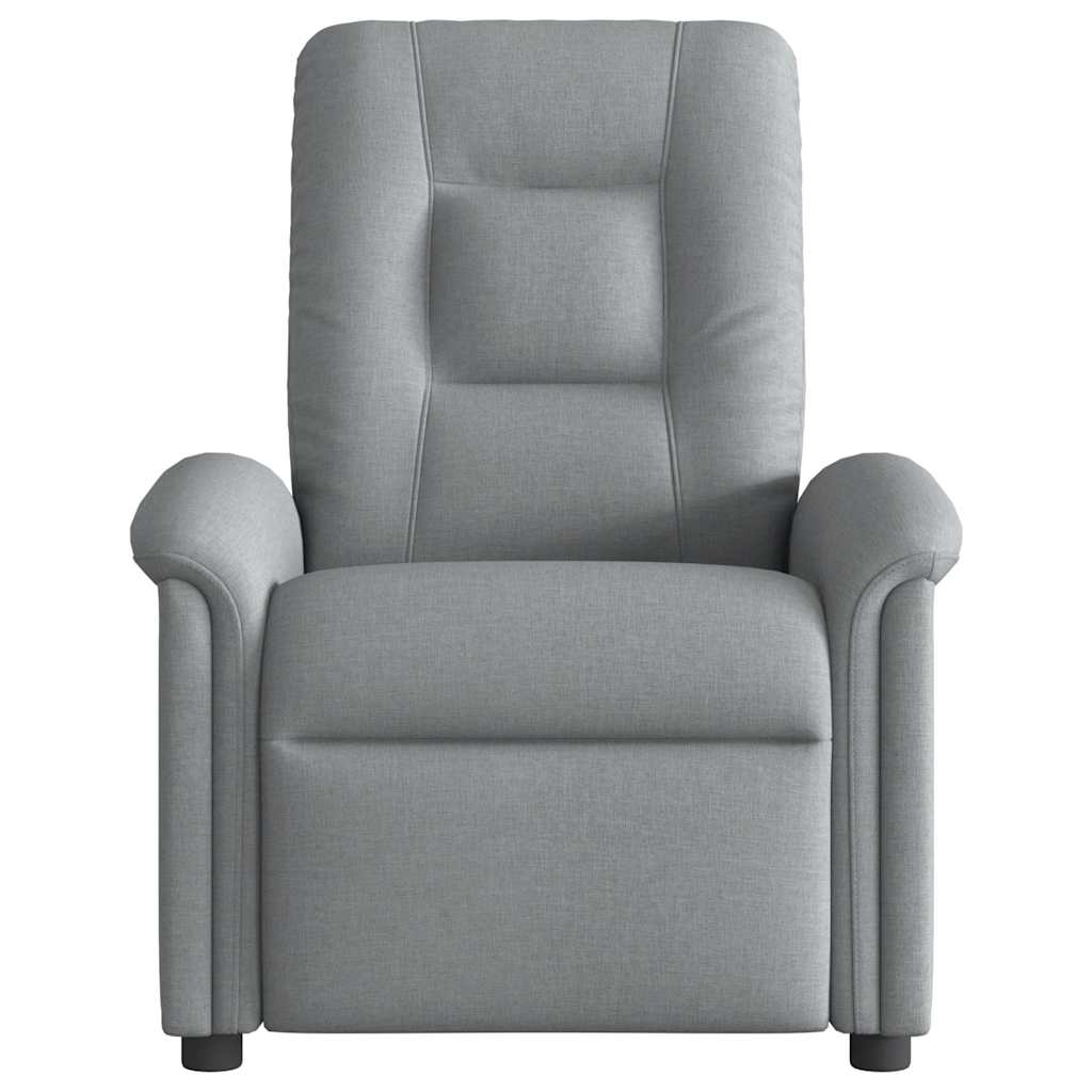 Massagestoel verstelbaar stof lichtgrijs is nu te koop bij PeponiXL, paradijselijk wonen!