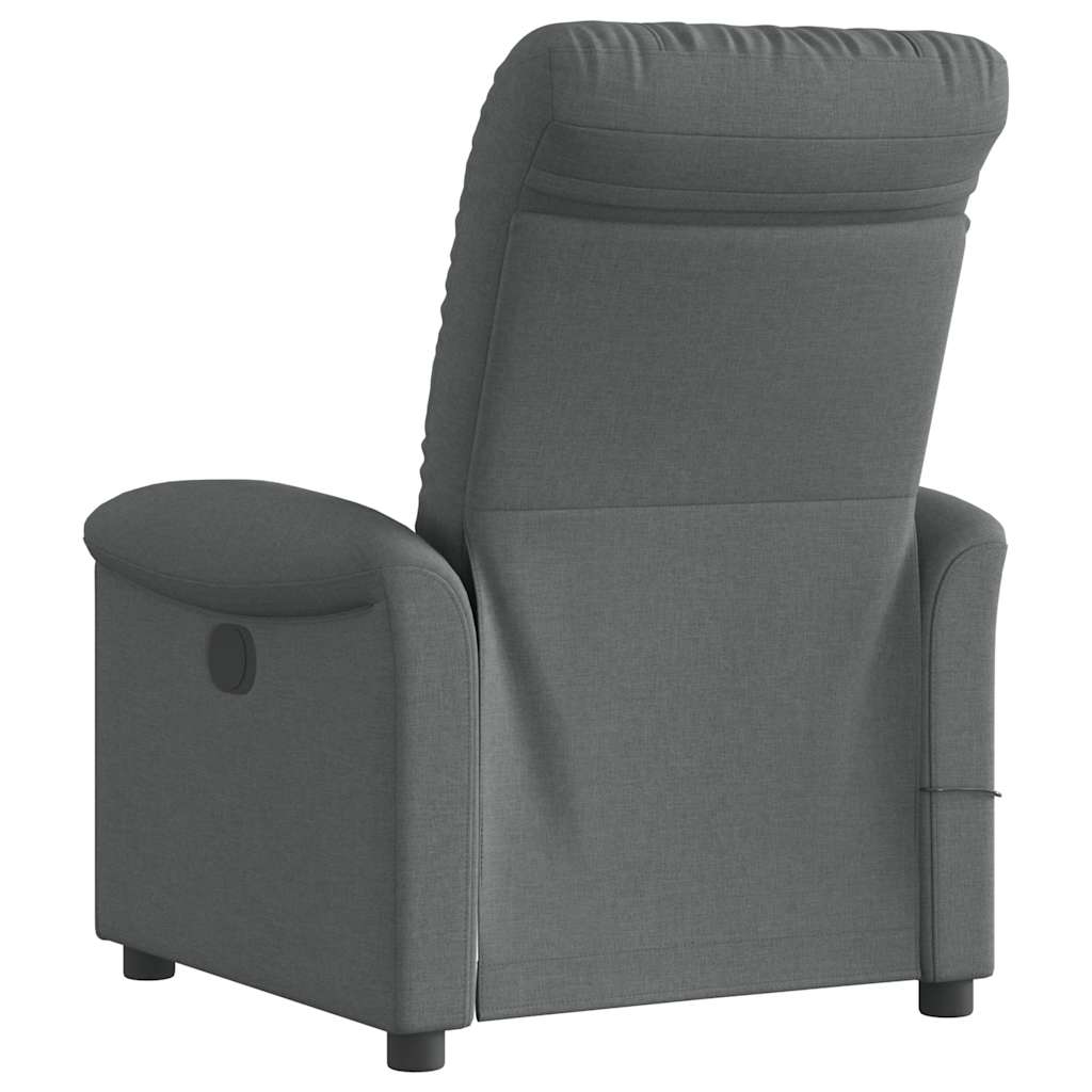 Massagestoel Donkergrijze Stof is nu te koop bij PeponiXL, paradijselijk wonen!