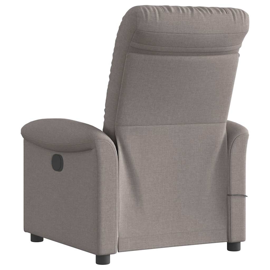 Massagestoel verstelbaar stof taupe is nu te koop bij PeponiXL, paradijselijk wonen!
