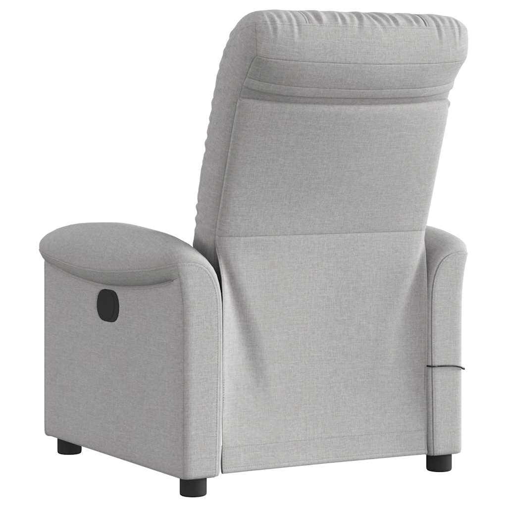 Massagestoel verstelbaar stof wolk grijs is nu te koop bij PeponiXL, paradijselijk wonen!