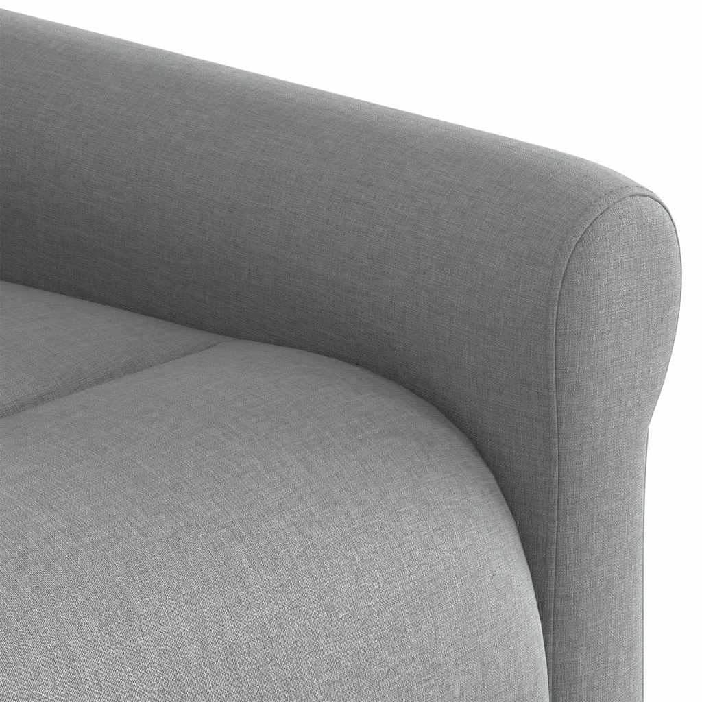 Fauteuil verstelbaar stof lichtgrijs is nu te koop bij PeponiXL, paradijselijk wonen!