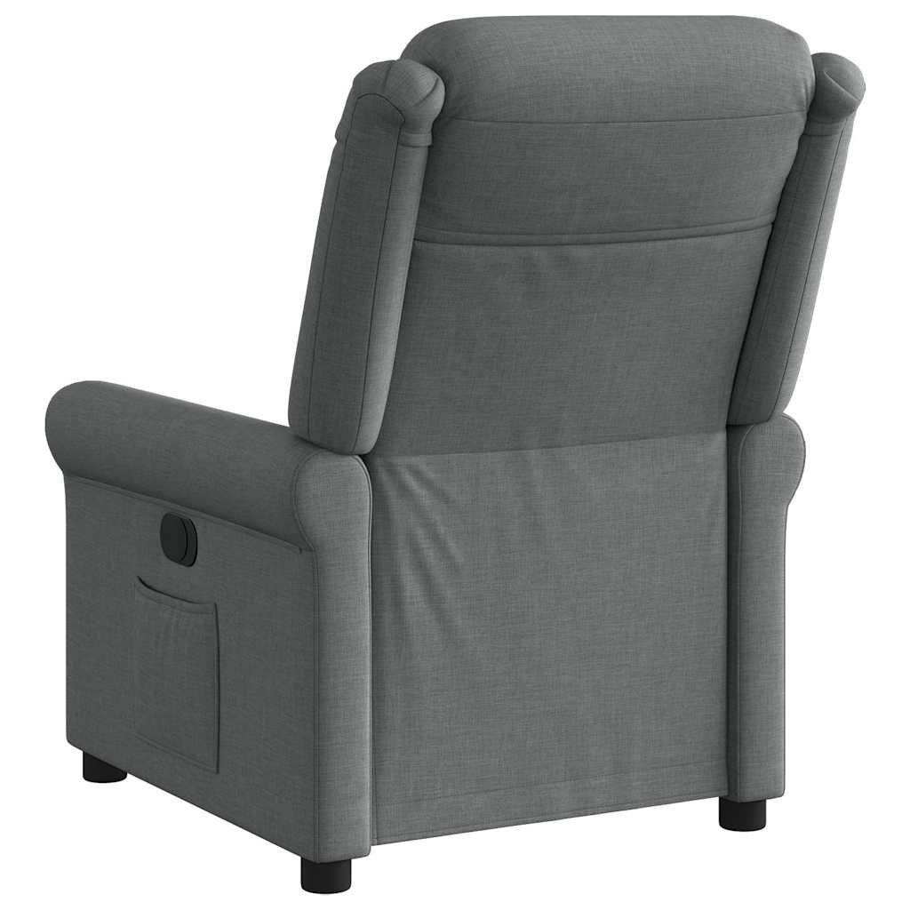 Fauteuil verstelbaar stof donkergrijs is nu te koop bij PeponiXL, paradijselijk wonen!