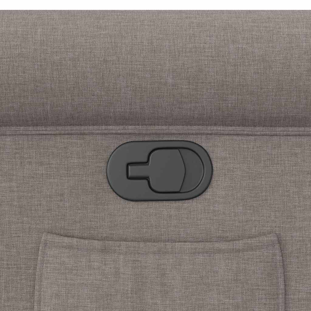 Fauteuil verstelbaar stof taupe is nu te koop bij PeponiXL, paradijselijk wonen!