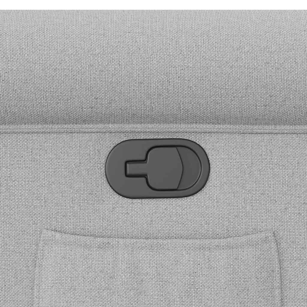 Fauteuil verstelbaar stof wolk grijs is nu te koop bij PeponiXL, paradijselijk wonen!