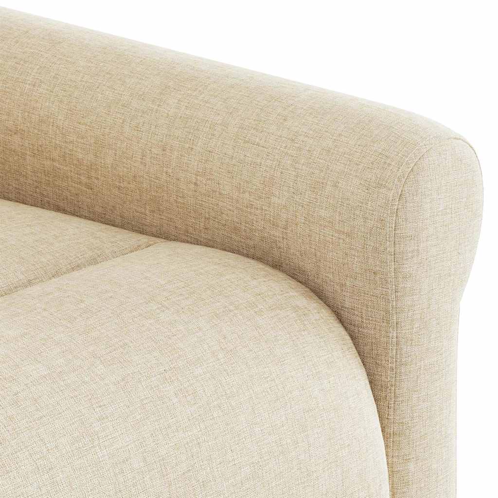 Massagestoel verstelbaar stof crèmekleurig is nu te koop bij PeponiXL, paradijselijk wonen!