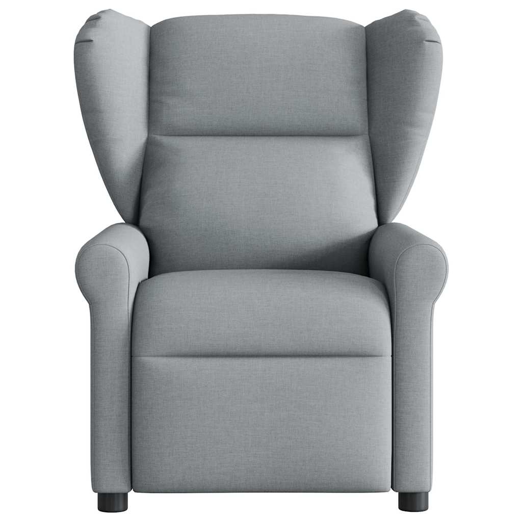 Fauteuil verstelbaar stof lichtgrijs is nu te koop bij PeponiXL, paradijselijk wonen!