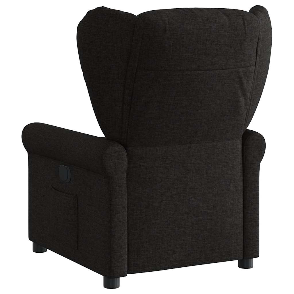 Fauteuil verstelbaar stof zwart is nu te koop bij PeponiXL, paradijselijk wonen!