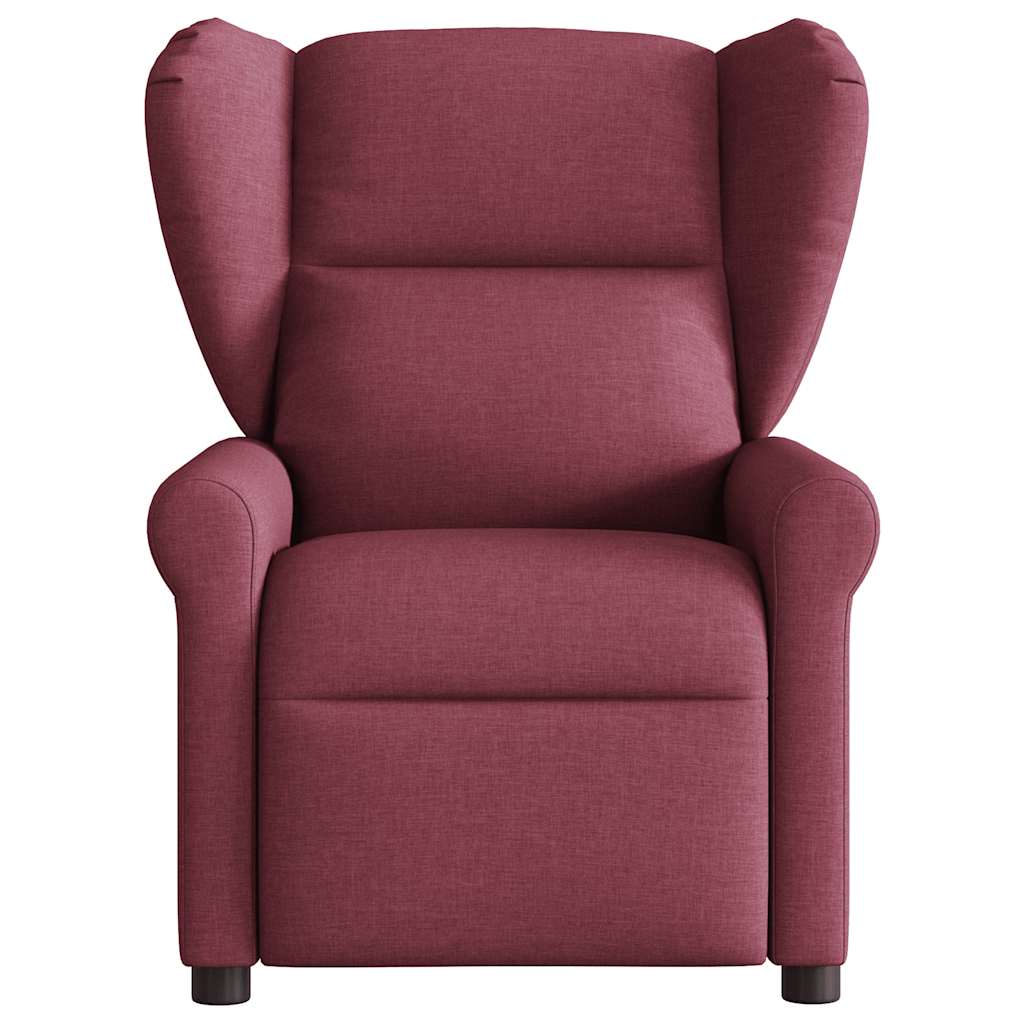 Fauteuil verstelbaar stof wijnrood is nu te koop bij PeponiXL, paradijselijk wonen!