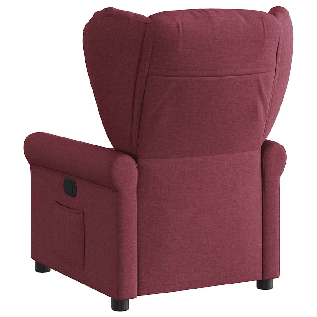 Fauteuil verstelbaar stof wijnrood is nu te koop bij PeponiXL, paradijselijk wonen!