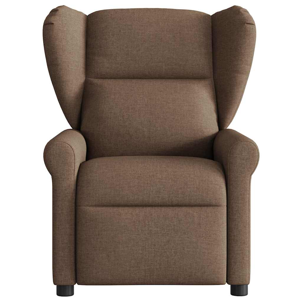 Fauteuil verstelbaar stof bruin is nu te koop bij PeponiXL, paradijselijk wonen!