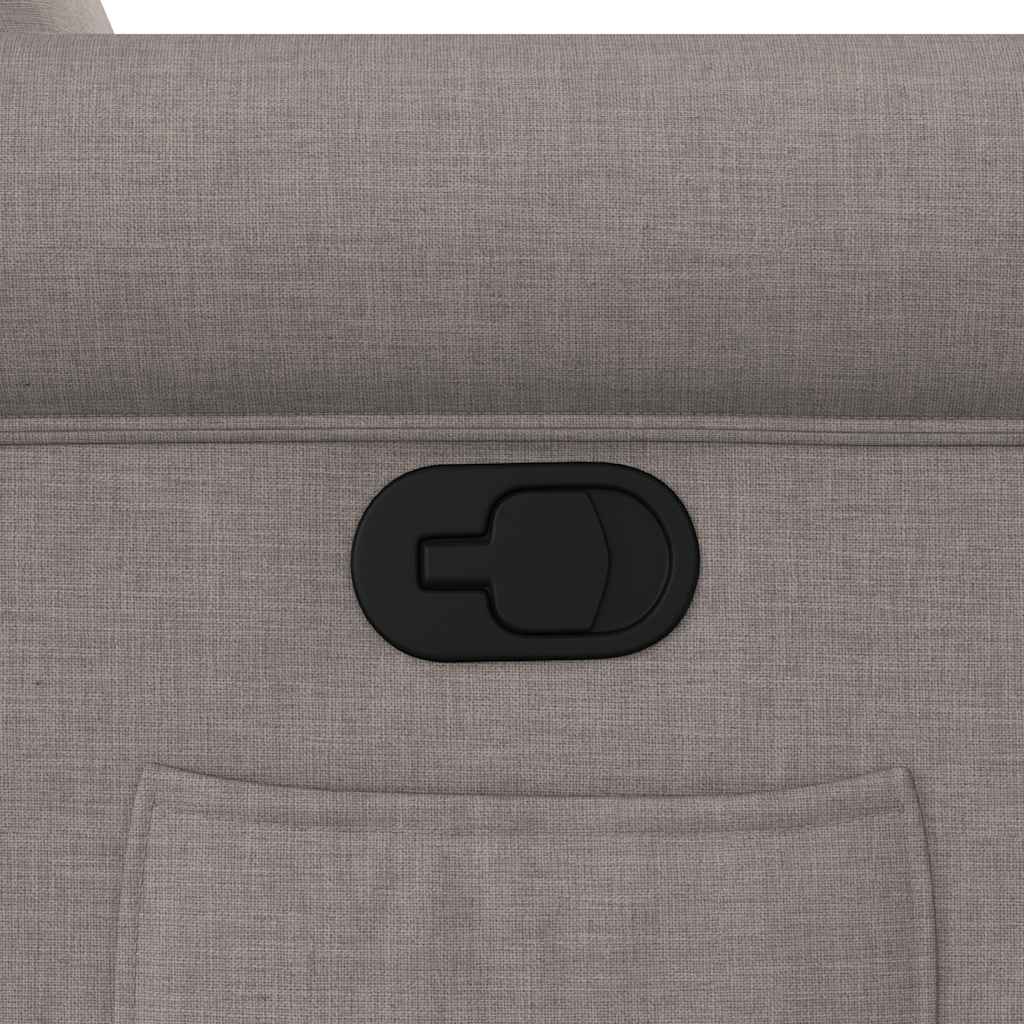 Fauteuil verstelbaar stof taupe is nu te koop bij PeponiXL, paradijselijk wonen!