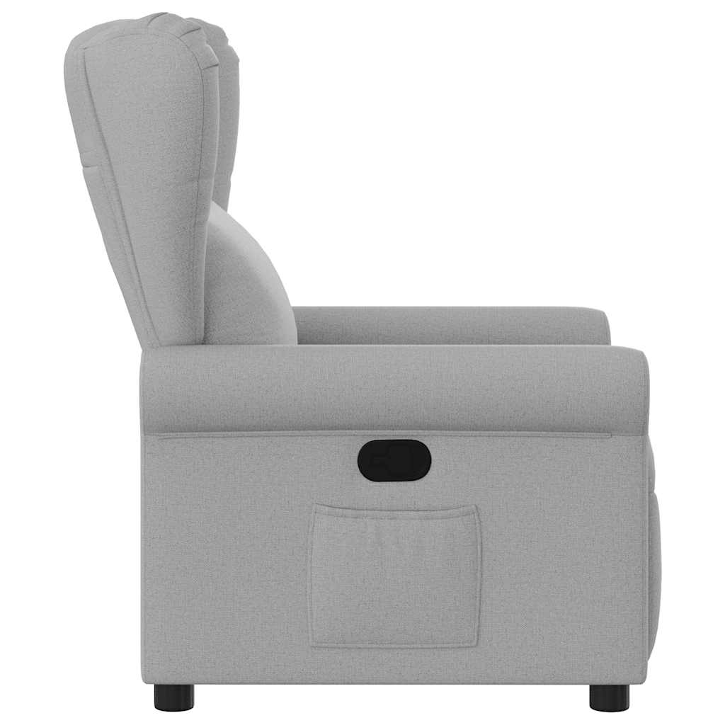 Fauteuil verstelbaar stof wolk grijs is nu te koop bij PeponiXL, paradijselijk wonen!