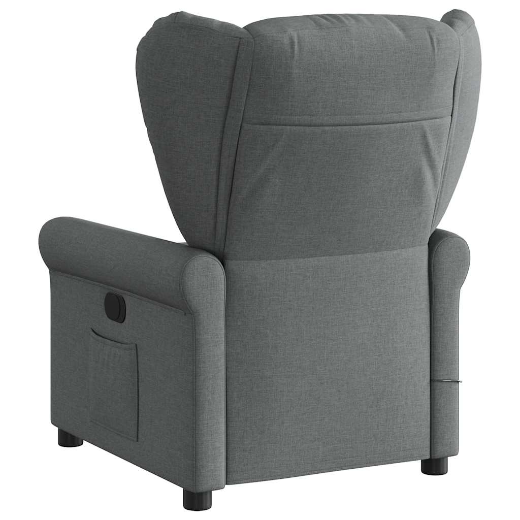 Massagestoel Donkergrijze Stof is nu te koop bij PeponiXL, paradijselijk wonen!