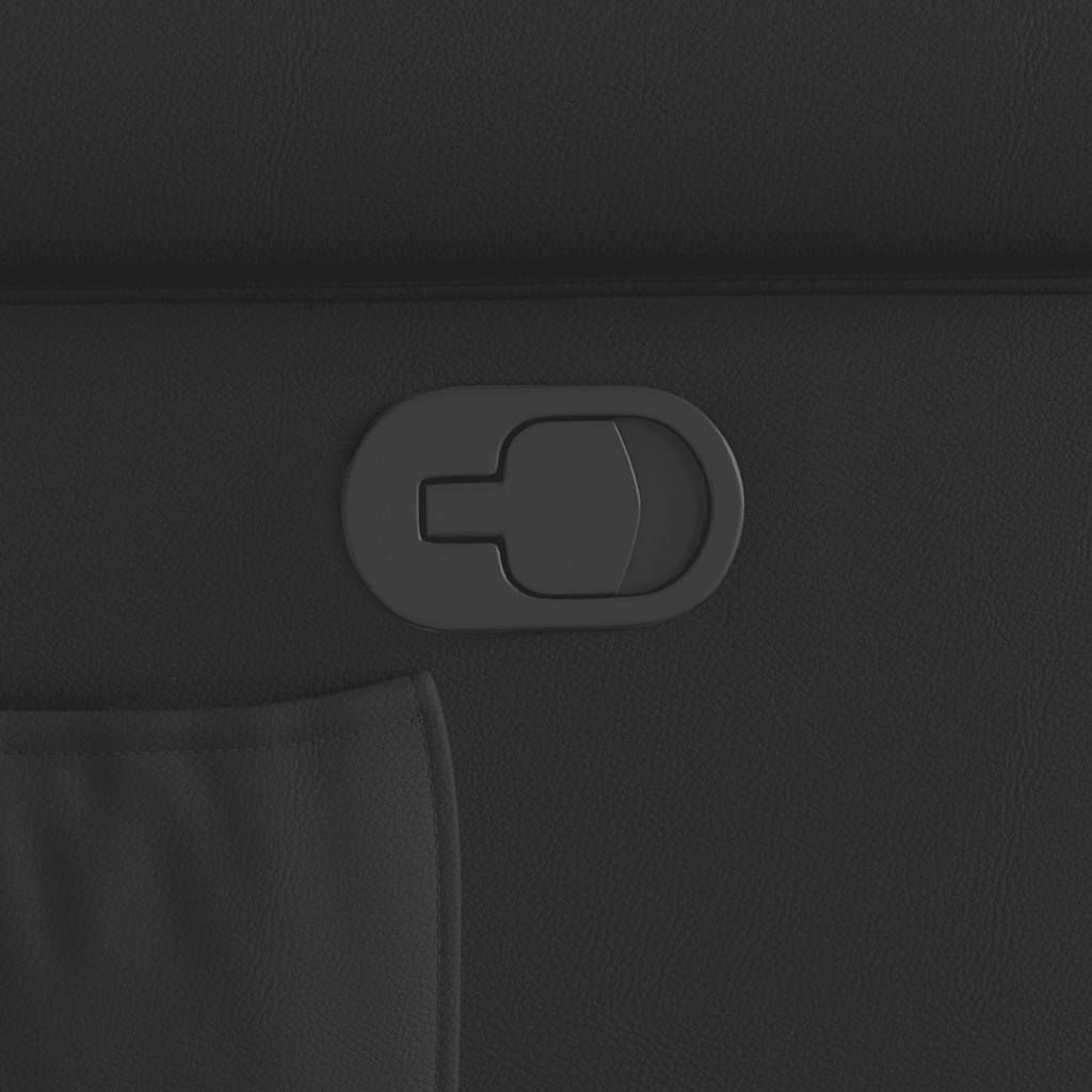 Fauteuil verstelbaar kunstleer glanzend bruin is nu te koop bij PeponiXL, paradijselijk wonen!