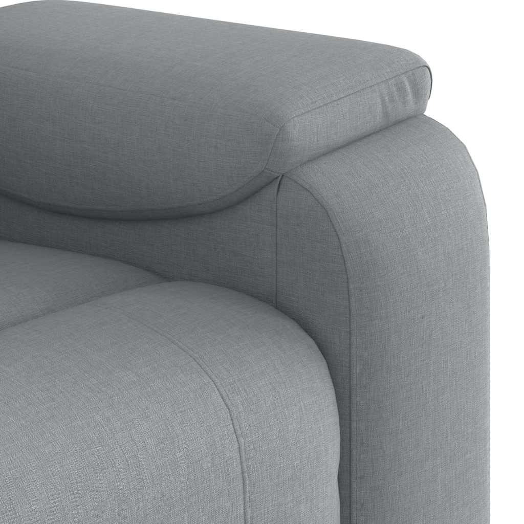 Fauteuil verstelbaar stof lichtgrijs is nu te koop bij PeponiXL, paradijselijk wonen!