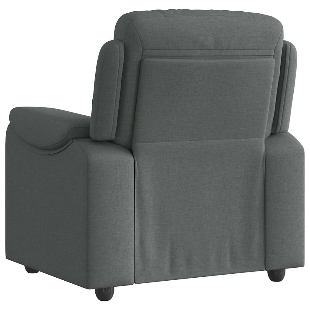 Fauteuil verstelbaar stof donkergrijs is nu te koop bij PeponiXL, paradijselijk wonen!