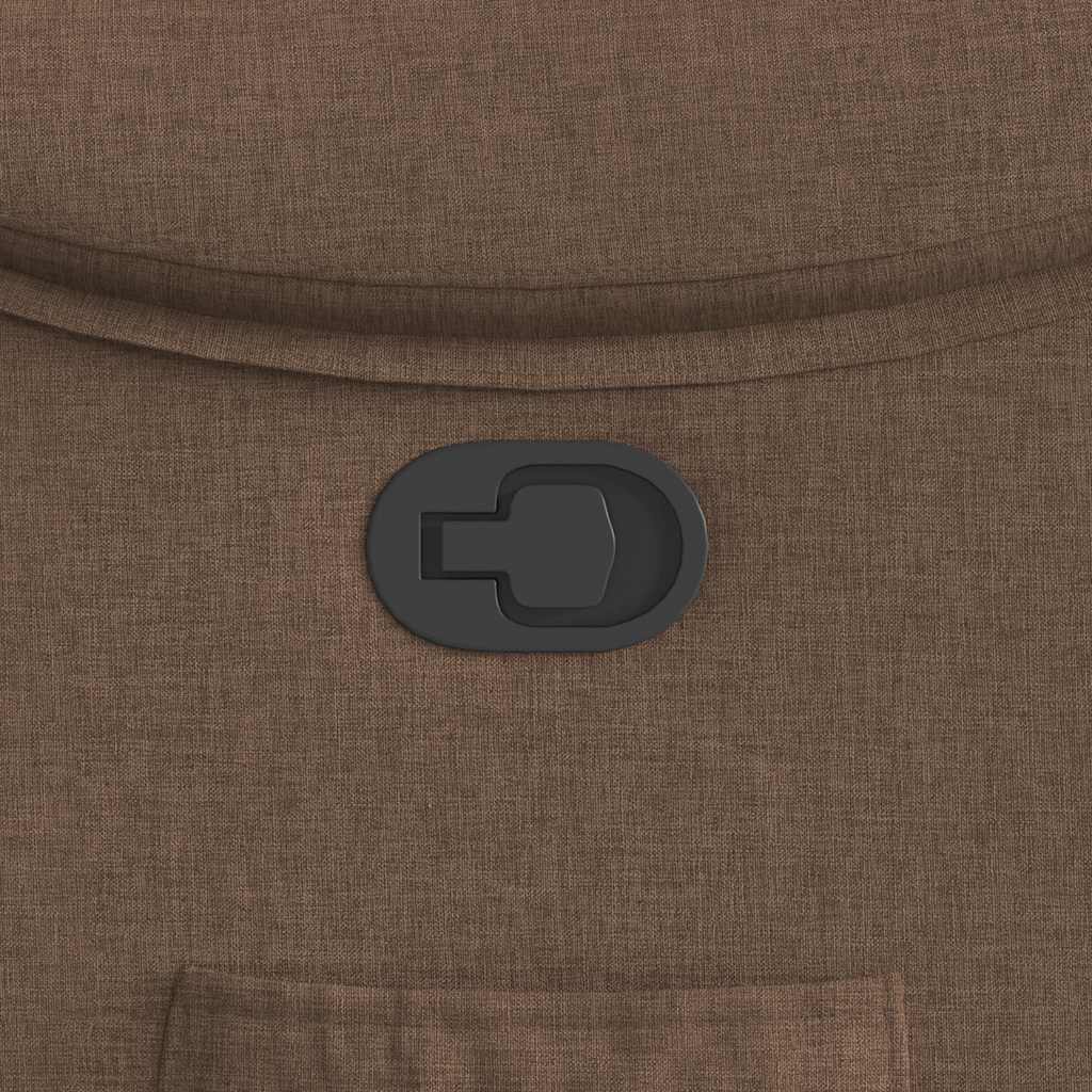 Fauteuil verstelbaar stof bruin is nu te koop bij PeponiXL, paradijselijk wonen!