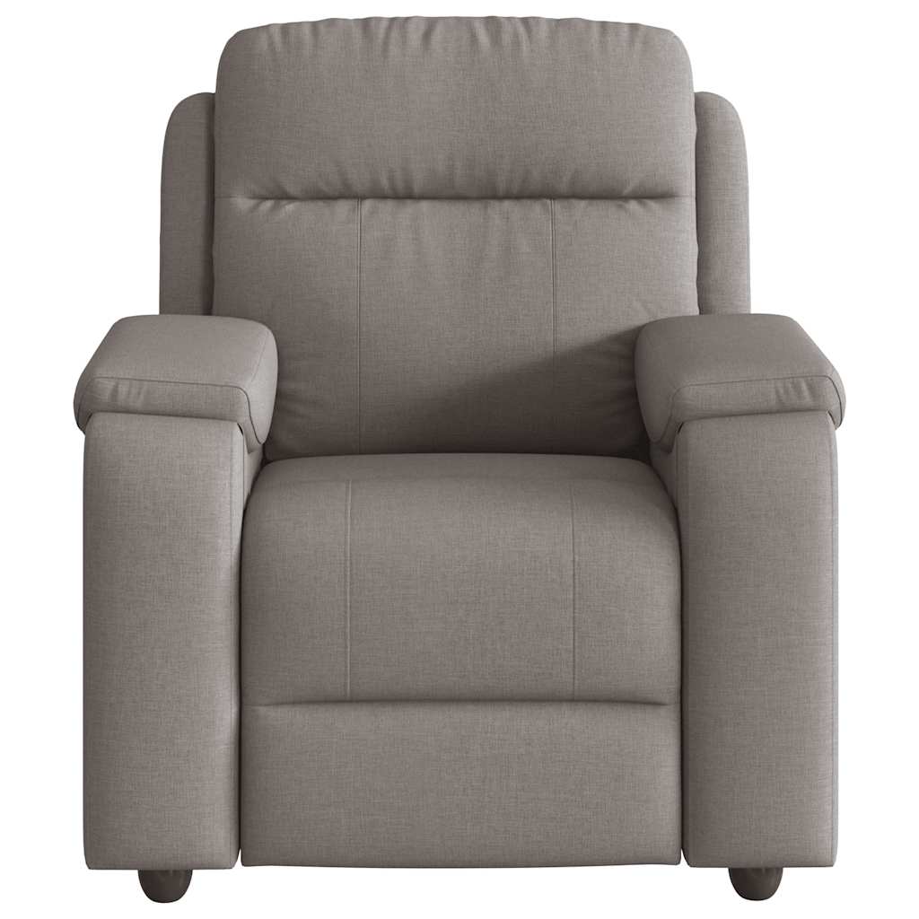 Fauteuil verstelbaar stof taupe is nu te koop bij PeponiXL, paradijselijk wonen!