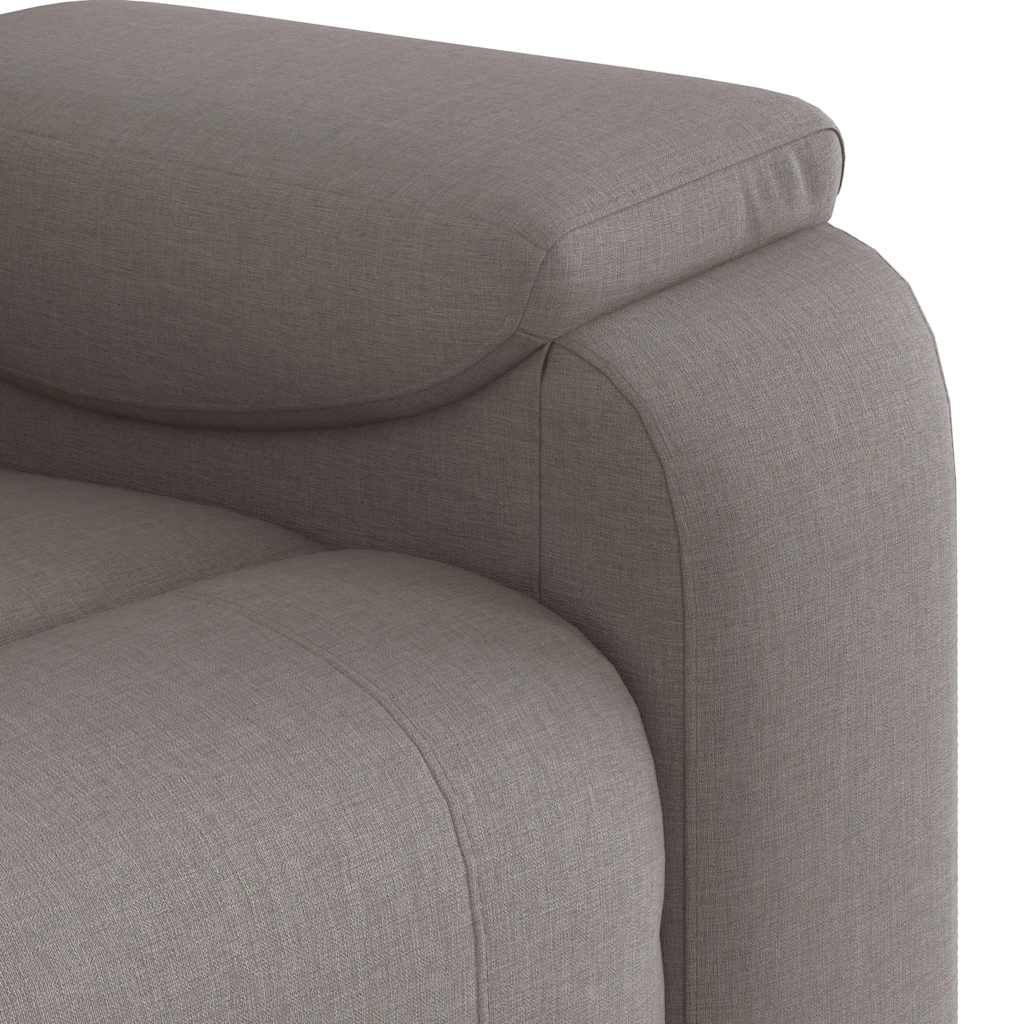 Fauteuil verstelbaar stof taupe is nu te koop bij PeponiXL, paradijselijk wonen!