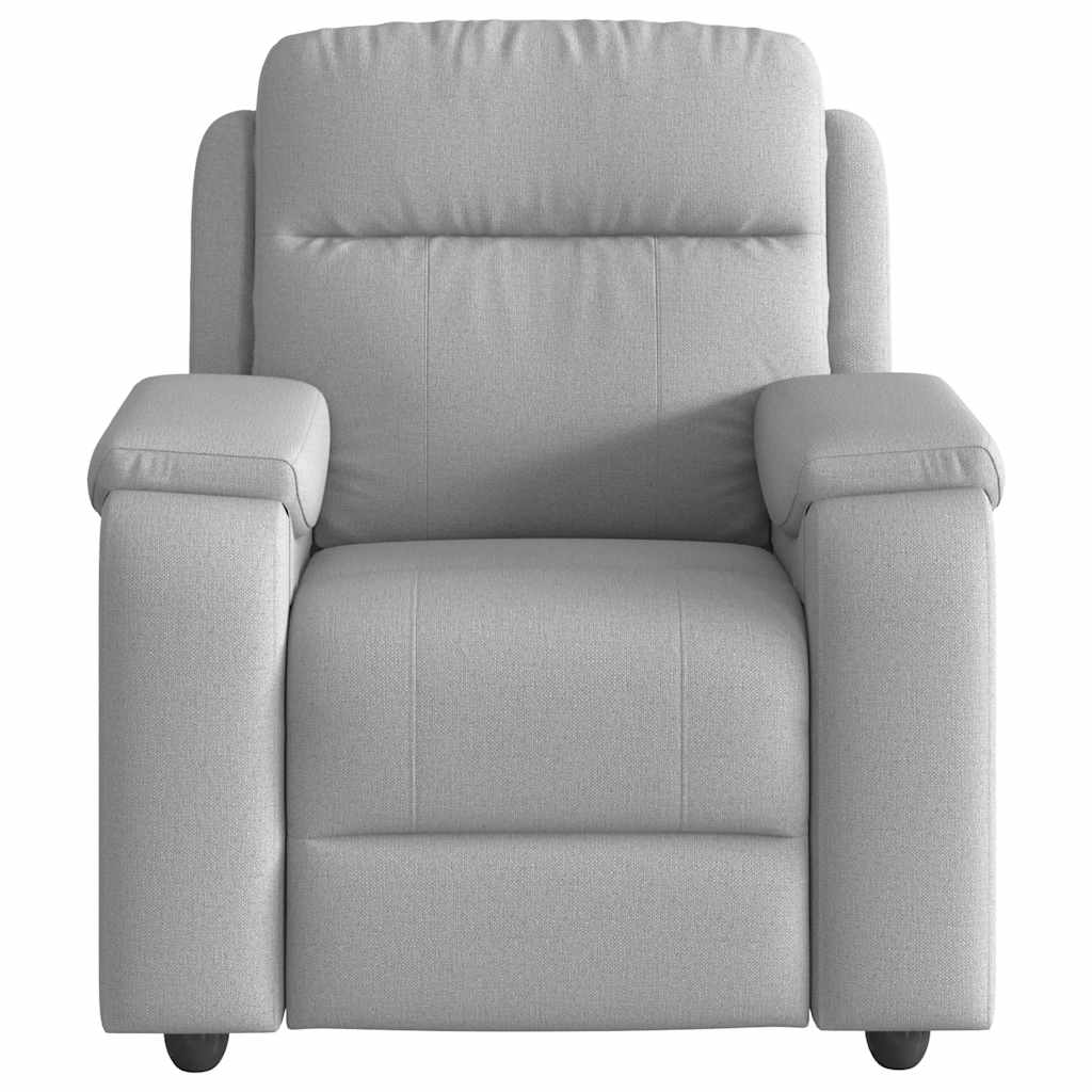 Fauteuil verstelbaar stof wolk grijs is nu te koop bij PeponiXL, paradijselijk wonen!
