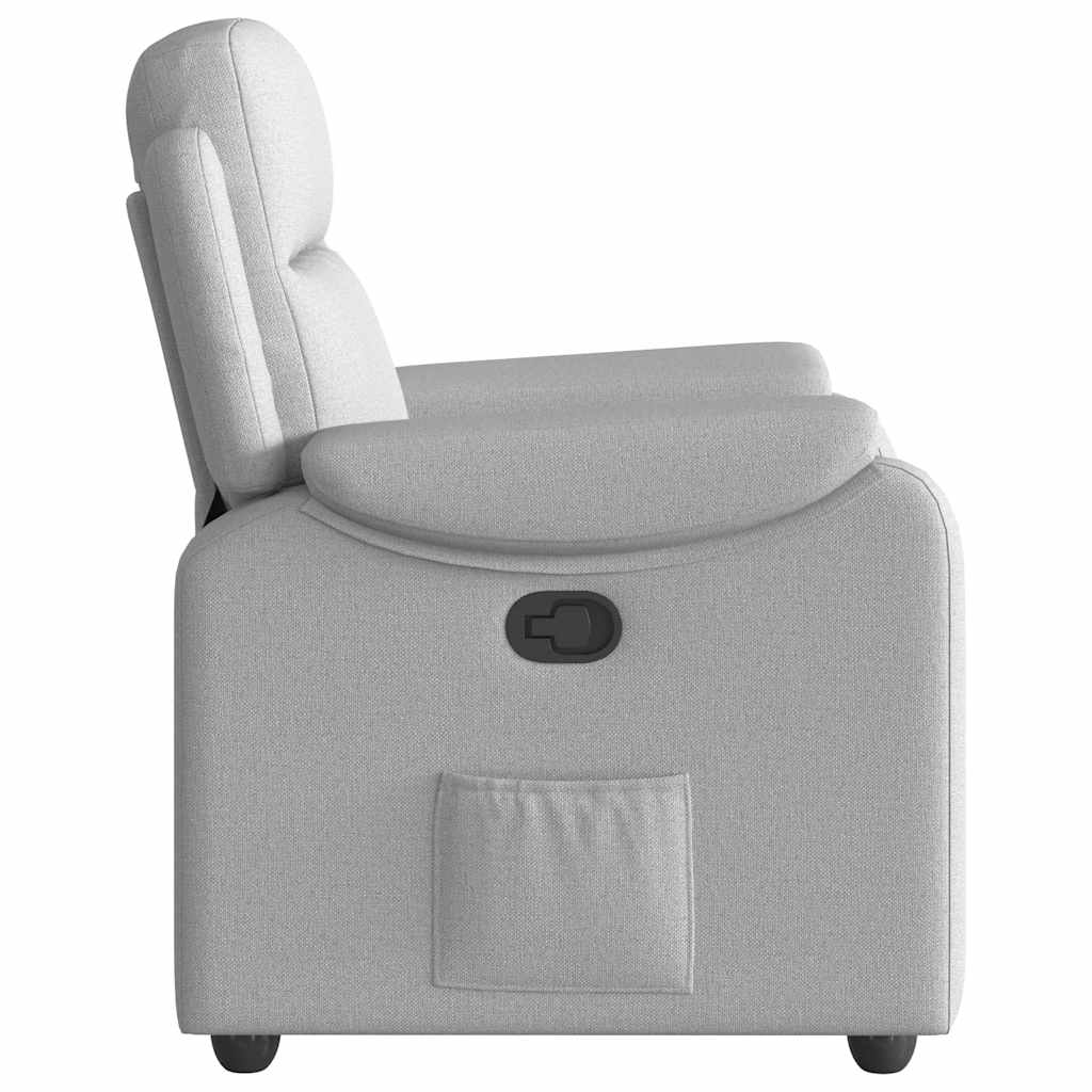 Fauteuil verstelbaar stof wolk grijs is nu te koop bij PeponiXL, paradijselijk wonen!