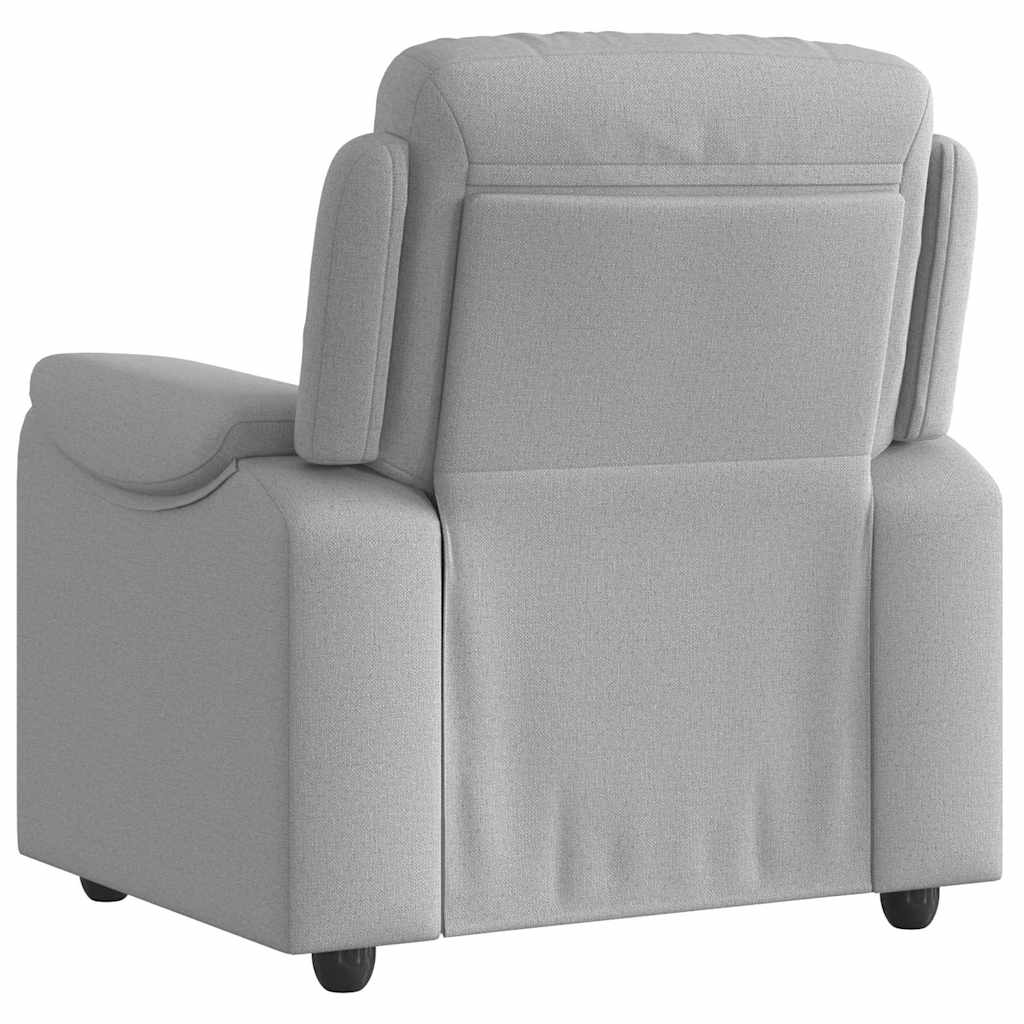 Fauteuil verstelbaar stof wolk grijs is nu te koop bij PeponiXL, paradijselijk wonen!