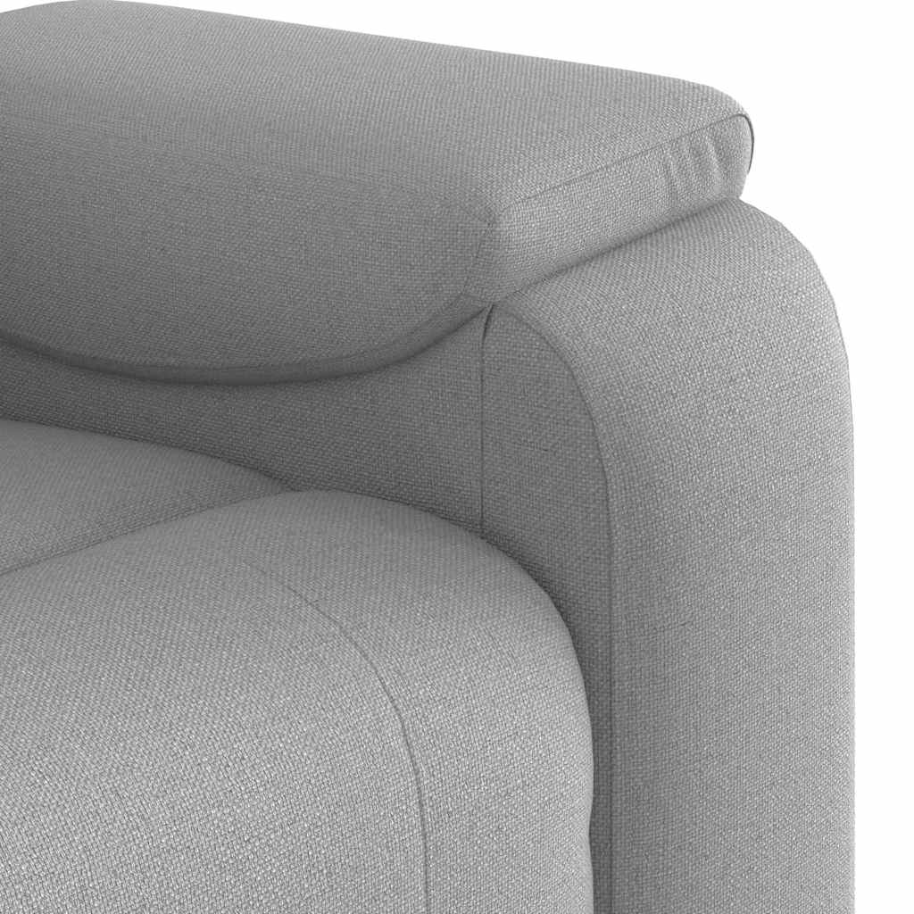 Fauteuil verstelbaar stof wolk grijs is nu te koop bij PeponiXL, paradijselijk wonen!