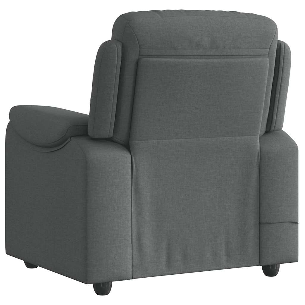Massagestoel verstelbaar stof donkergrijs is nu te koop bij PeponiXL, paradijselijk wonen!