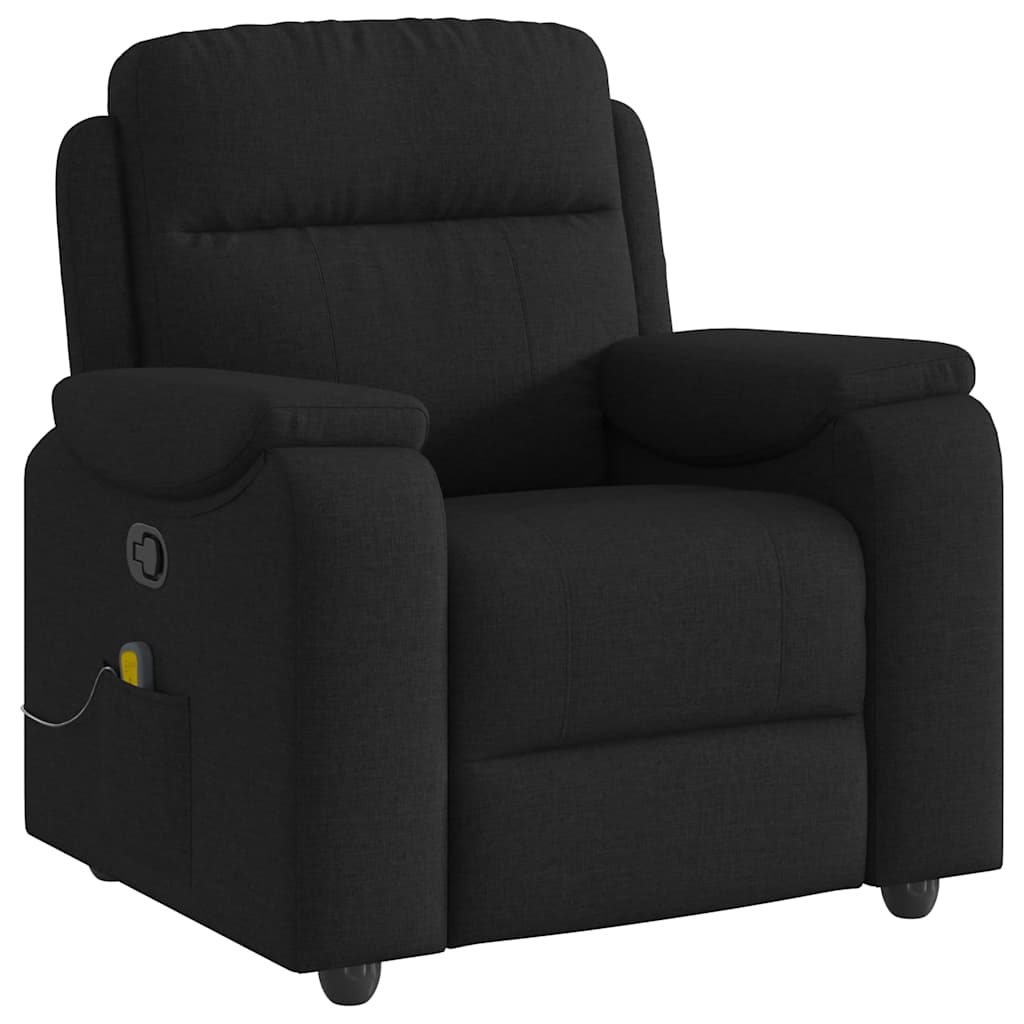 Massagestoel verstelbaar stof zwart is nu te koop bij PeponiXL, paradijselijk wonen!