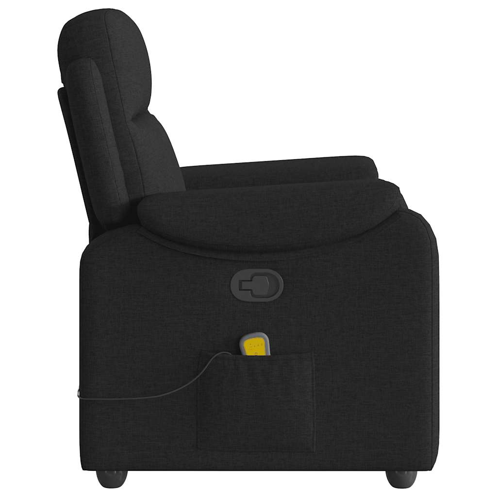 Massagestoel verstelbaar stof zwart is nu te koop bij PeponiXL, paradijselijk wonen!