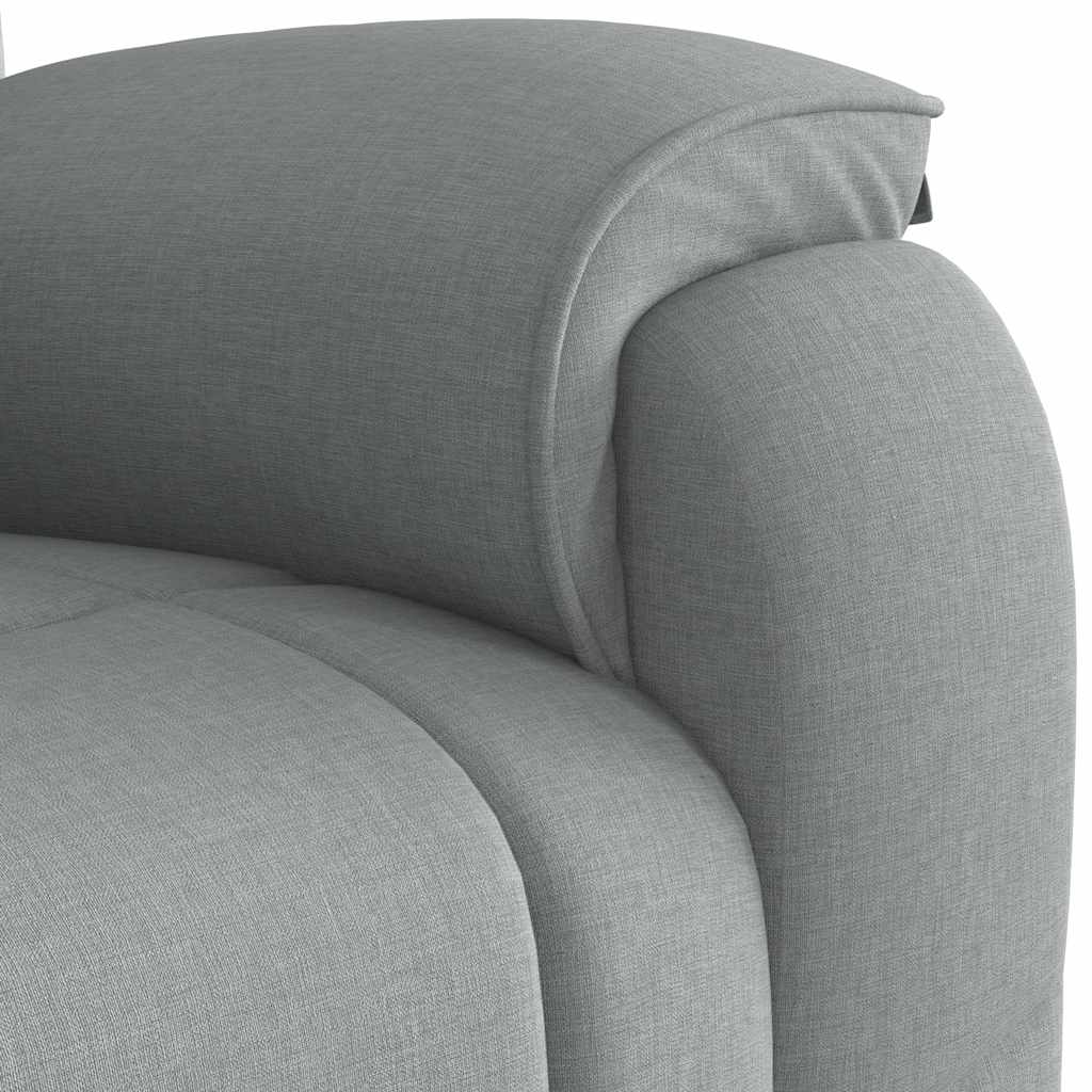 Fauteuil verstelbaar stof lichtgrijs is nu te koop bij PeponiXL, paradijselijk wonen!