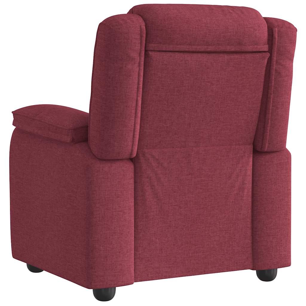 Fauteuil verstelbaar stof wijnrood is nu te koop bij PeponiXL, paradijselijk wonen!