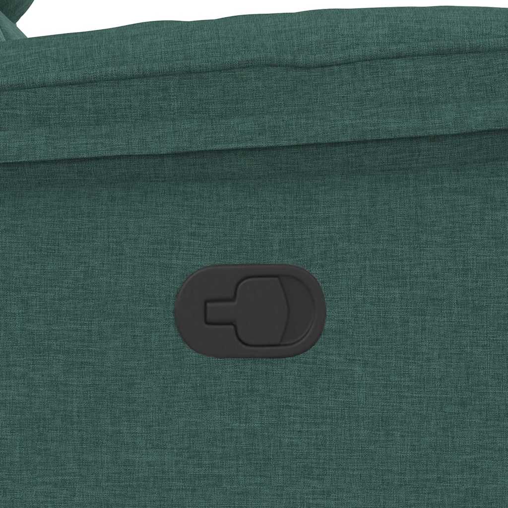 Fauteuil verstelbaar stof donkergroen is nu te koop bij PeponiXL, paradijselijk wonen!