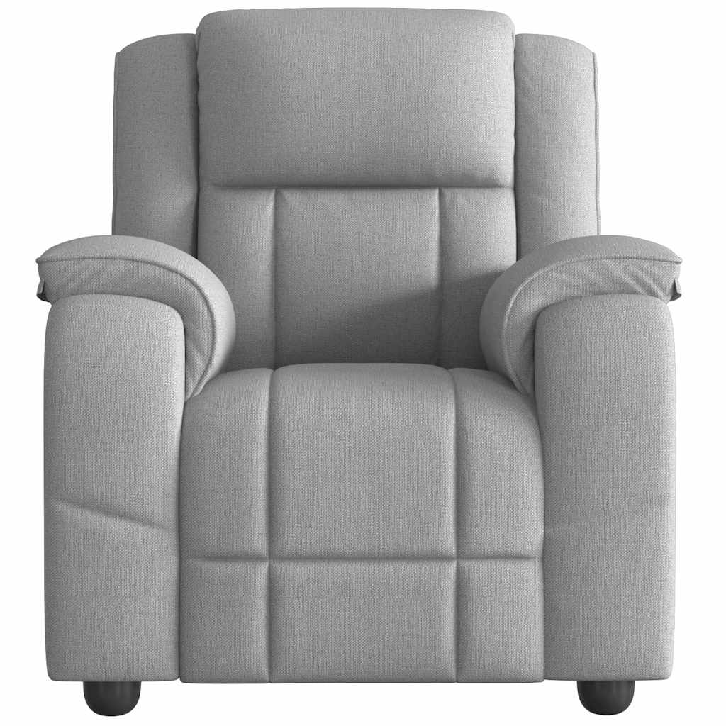 Fauteuil verstelbaar stof wolk grijs is nu te koop bij PeponiXL, paradijselijk wonen!