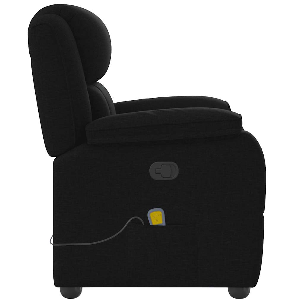 Massagestoel verstelbaar stof zwart is nu te koop bij PeponiXL, paradijselijk wonen!