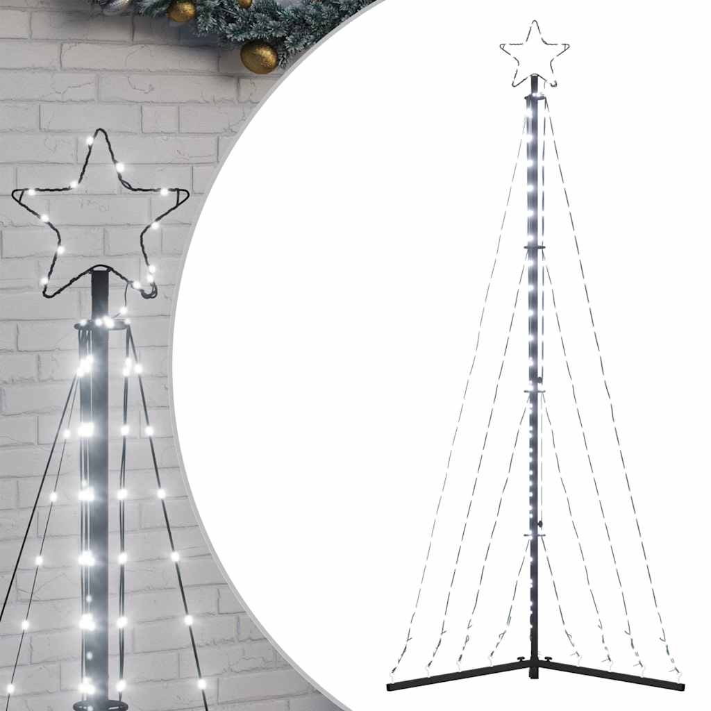 LED-kerstboom 339 LEDs koud wit 182 cm is nu te koop bij PeponiXL, paradijselijk wonen!