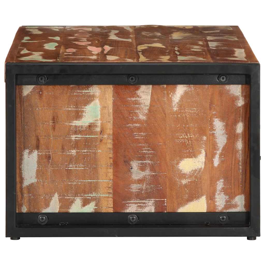 Salontafel 90x50x36 cm massief gerecycled hout meerkleurig is nu te koop bij PeponiXL, paradijselijk wonen!